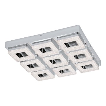 Eglo 95658 - Kristalltaklampa FRADELO, 9x LED, 4 W, 230 V