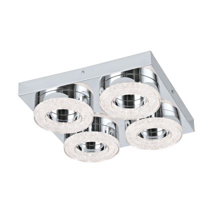 Eglo 95664 - LED Kristallampa tak FRADELO 4xLED/4W/230V