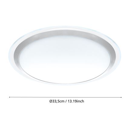 Eglo 95677 - LED Takbelysning COMPETA 1 LED/22W/230V