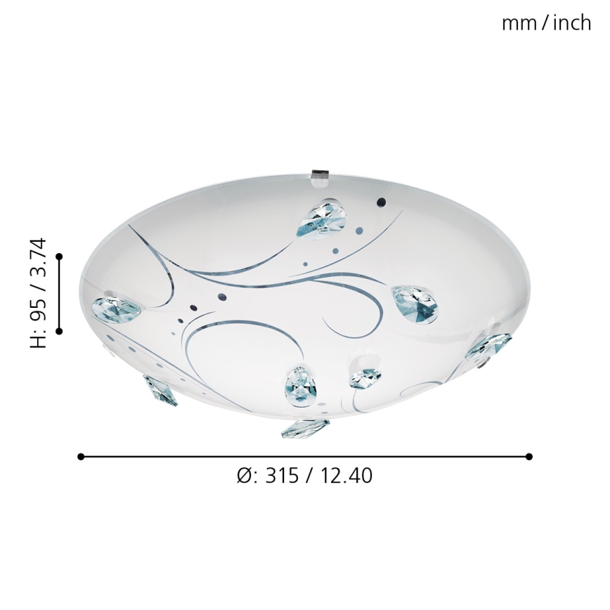 Eglo 95689 - LED Takbelysning SORRENTA 1 LED/16W/230V