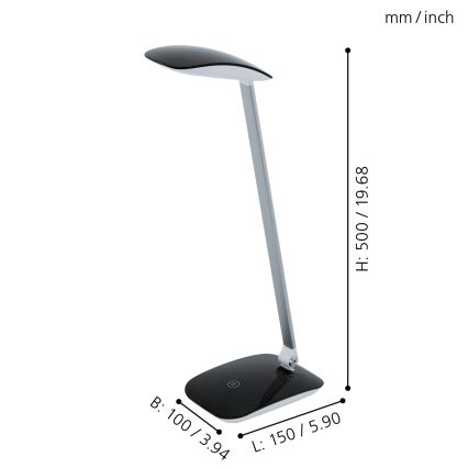 Eglo 95696 - Barn LED-Lampa CAJERO 1xLED/4.5W/USB