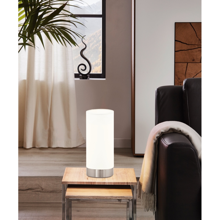 Eglo 95775 - Bordslampa DAMASCO 1 1xE27/60W/230V