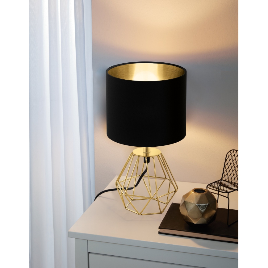 Eglo 95788- Bordslampa CARLTON 2 1xE14/60W/230V