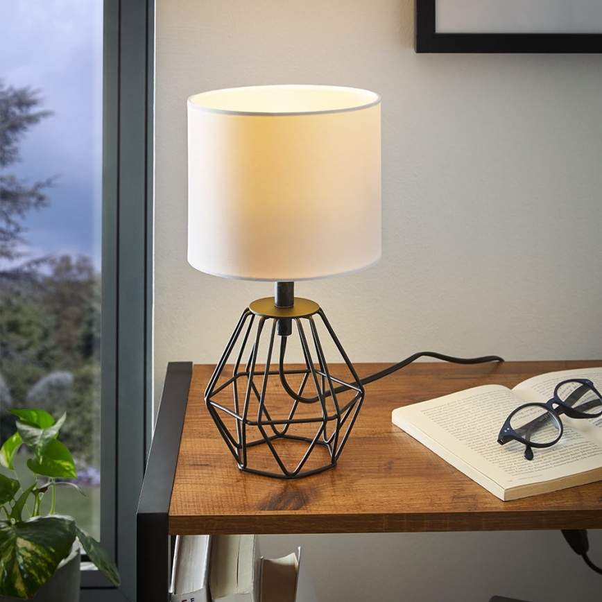 Eglo 95789- Bordslampa CARLTON 2 1xE14/60W/230V