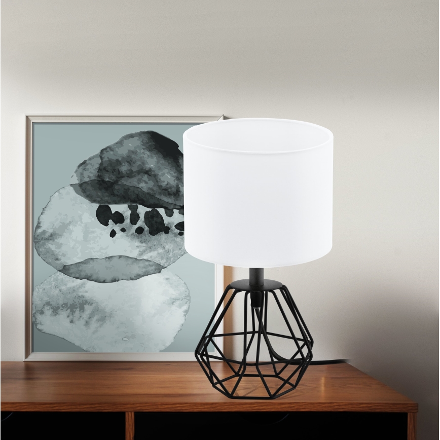 Eglo 95789- Bordslampa CARLTON 2 1xE14/60W/230V