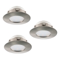 Eglo 95809 - KIT 3x LED upphängd takbelysning PINEDA 1xLED/6W/230V