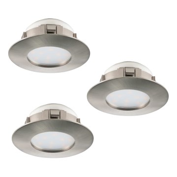 Eglo 95809 - KIT 3x LED upphängd takbelysning PINEDA 1xLED/6W/230V