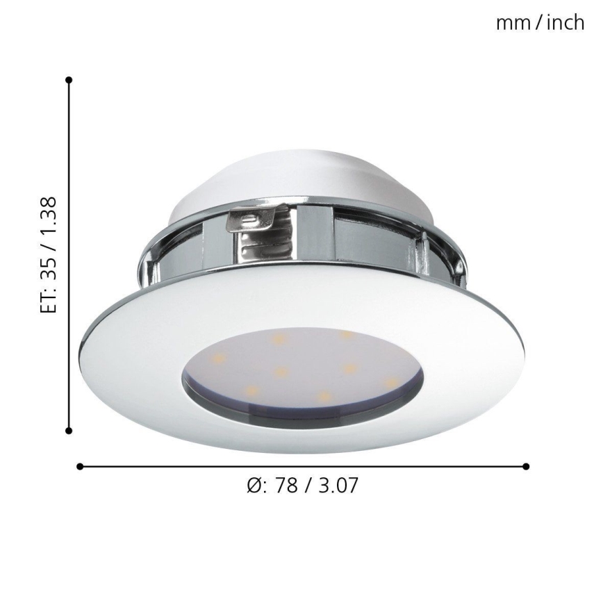 Eglo 95818 - LED Hängande Takbelysning PINEDA 1xLED/4,9W/230V