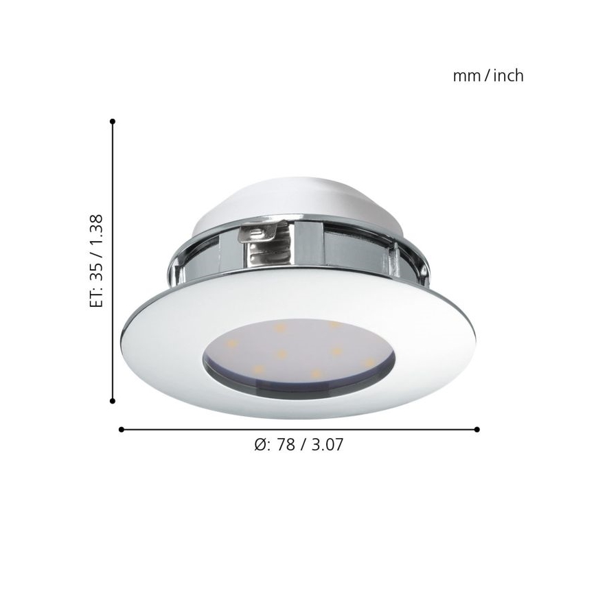Eglo - SET 3x LED Hängande Takbelysning PINEDA 1xLED/4,9W/230V