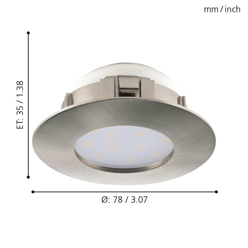 Eglo - SET 3x LED Hängande Takbelysning PINEDA 1xLED/4,9W/230V
