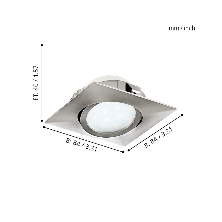 Eglo - SET 3x LED Hängande Takbelysning PINEDA 1xLED/4,9W/230V