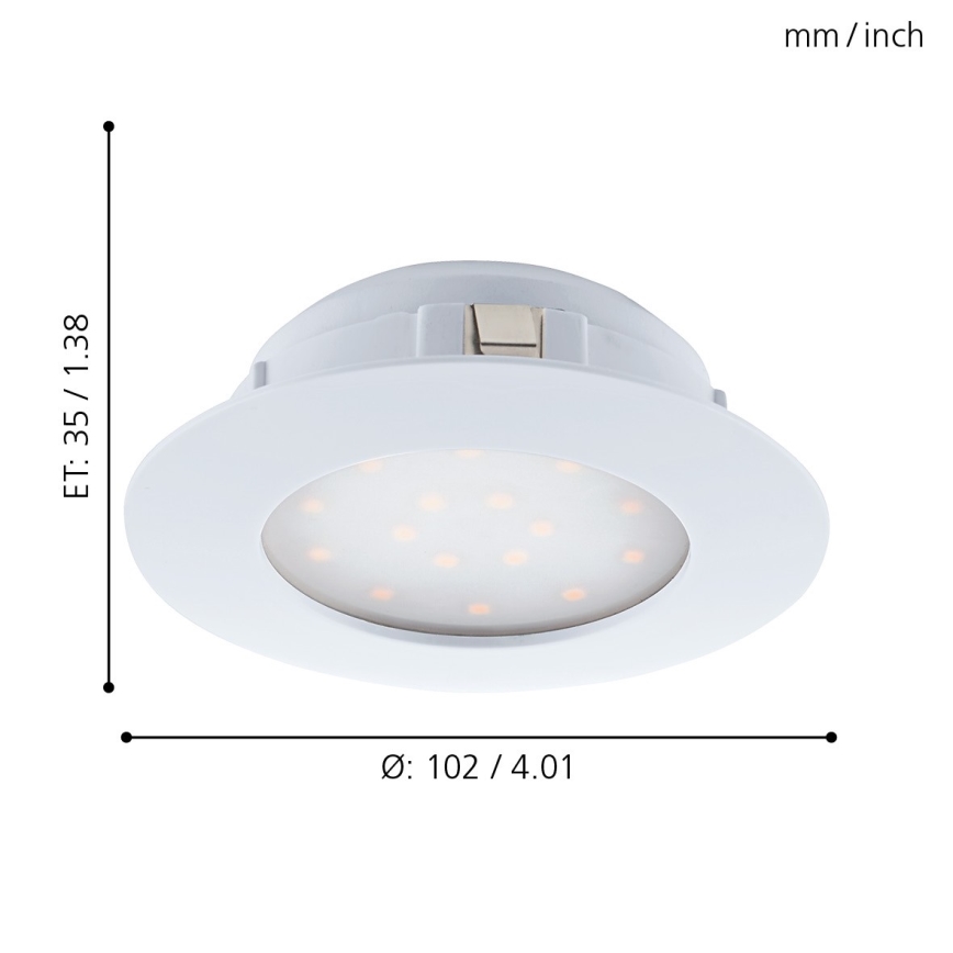 Eglo 95887- LED Hängande Takbelysning PINEDA 1xLED/11W/230V
