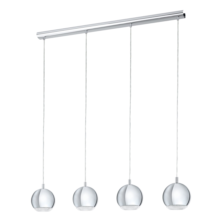 Eglo 95912 - LED Ljuskrona CONESSA 4xGU10-LED/4W/230V
