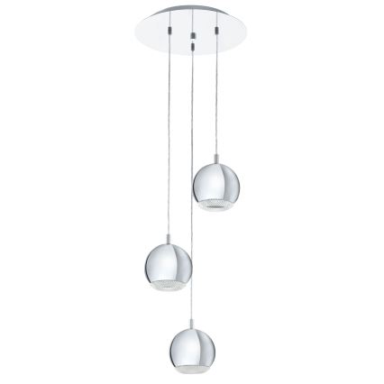 Eglo 95913 - LED Ljuskrona CONESSA 3xGU10-LED/4W/230V