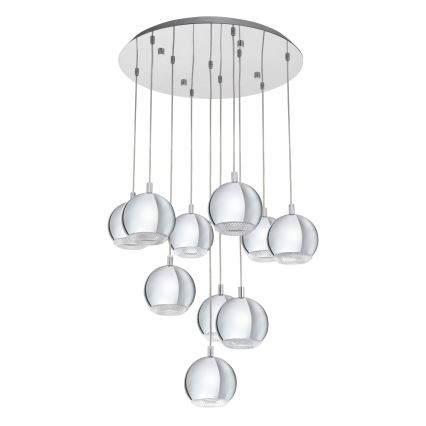 Eglo 95914 - LED Ljuskrona CONESSA 10xGU10-LED/4W/230V