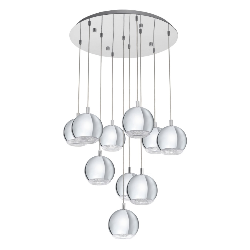 Eglo 95914 - LED Ljuskrona CONESSA 10xGU10-LED/4W/230V
