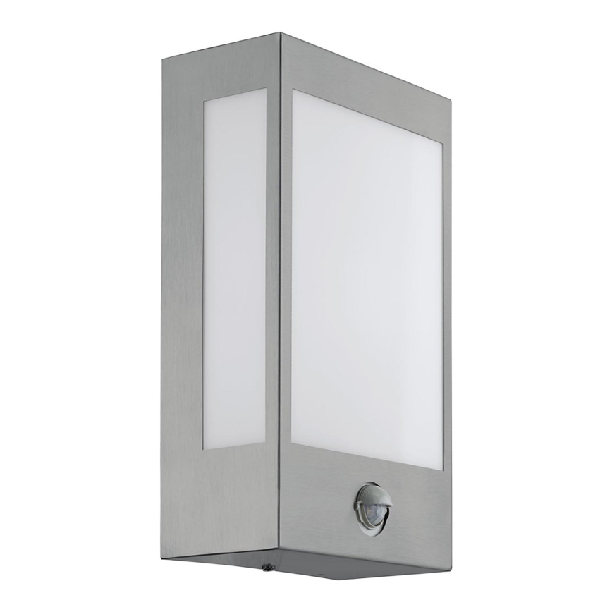 Eglo 95989 - LED utomhus Väggbelysning med sensor RALORA 1 LED/12W