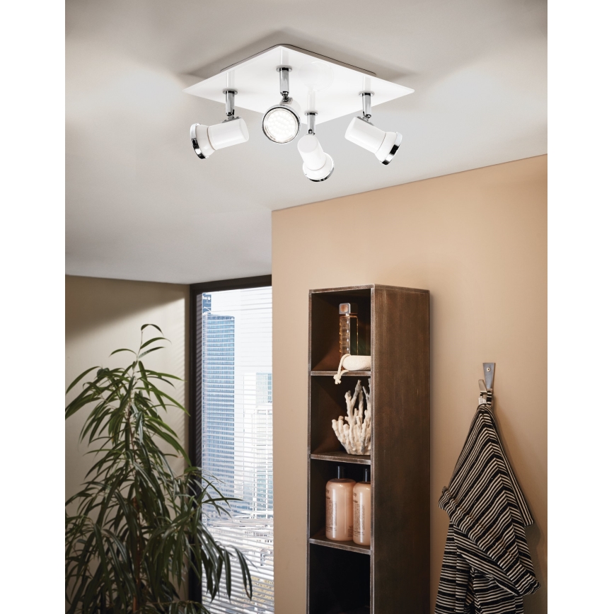 Eglo 95995 - LED Badrum spotlight TAMARA 1 4xGU10-LED/3.3W/230V