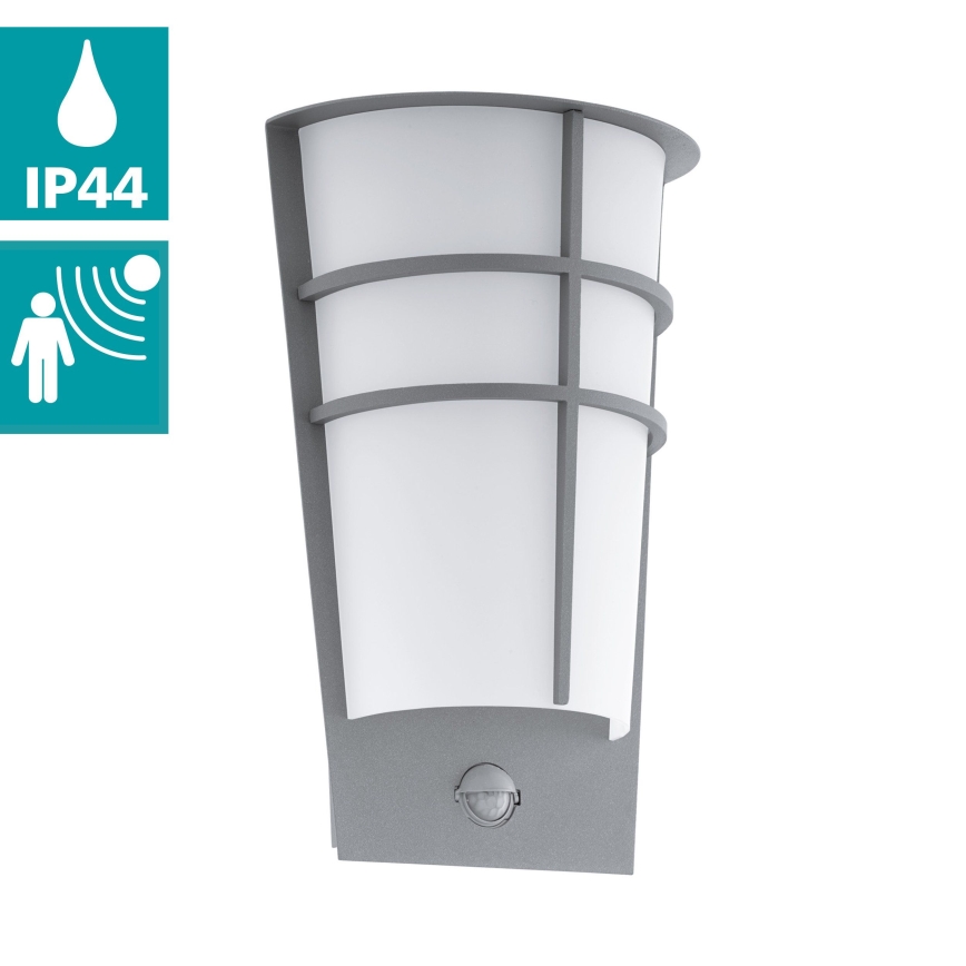 Eglo 96017 - Utomhus LED Väggbelysning med sensor BREGANZO 1 2xLED/2,5W