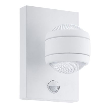 Eglo 96022 - LED utomhus Väggbelysning med sensor SESIMBA 1 2xLED/3.7W