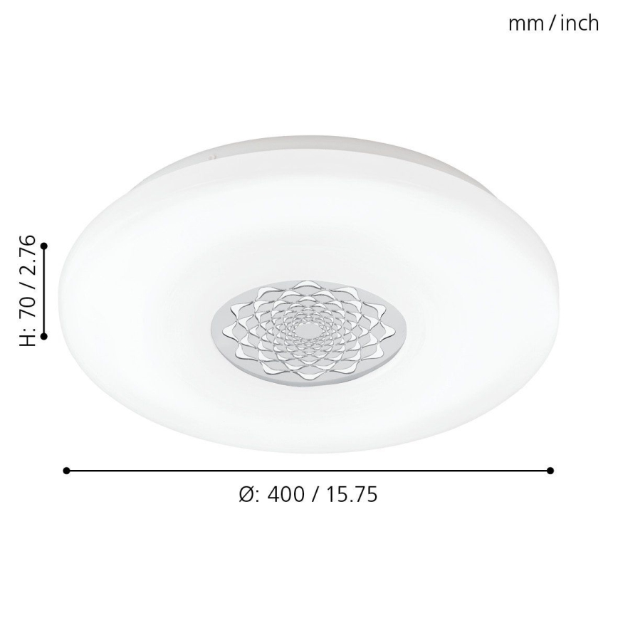 Eglo 96026 - LED Takbelysning CAPASSO 1 LED/24W/230V