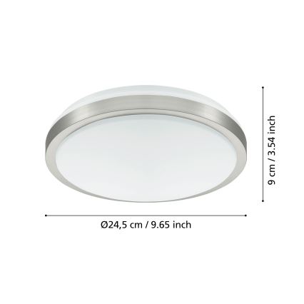 Eglo 96032 - LED Takbelysning COMPETA 1 LED/18W/230V