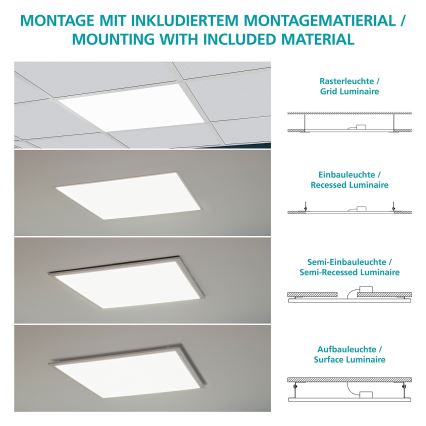 Eglo 96152 - LED takpanel SALOBRENA LED/16W/230V
