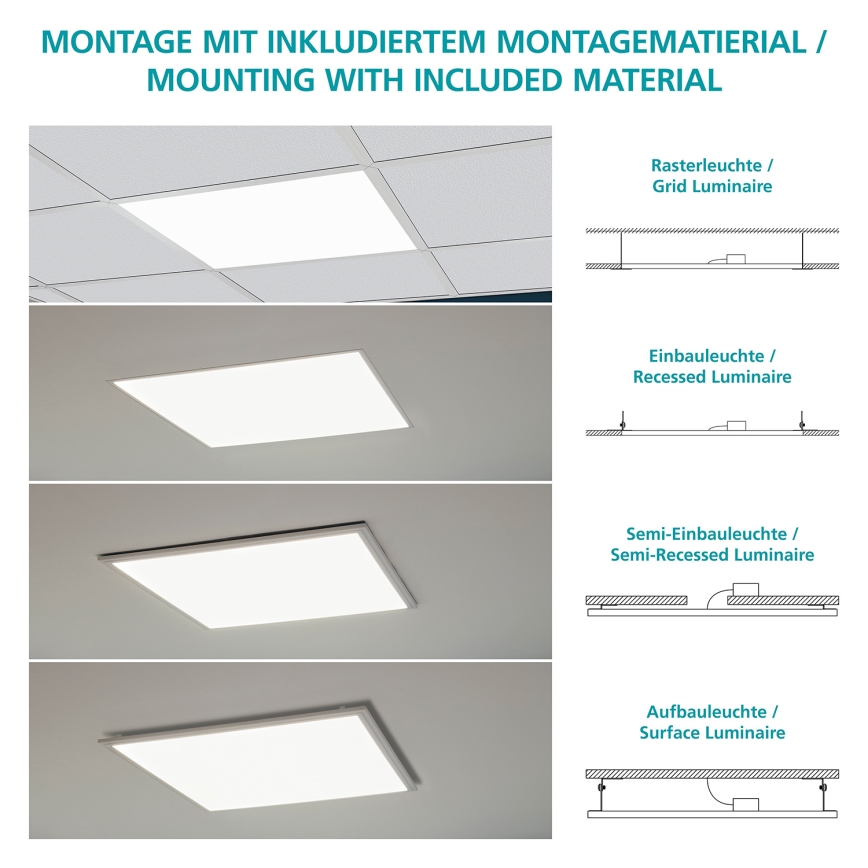 Eglo 96152 - LED takpanel SALOBRENA LED/16W/230V