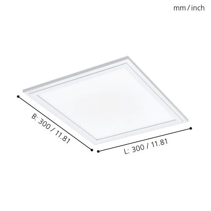 Eglo 96152 - LED takpanel SALOBRENA LED/16W/230V