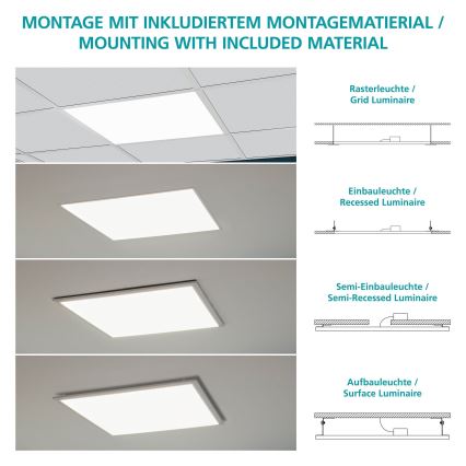 Eglo 96154 - LED takpanel SALOBRENA LED/40W/230V