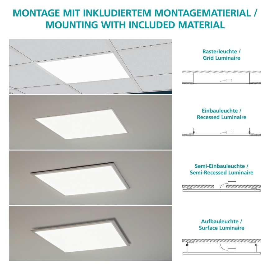Eglo 96154 - LED takpanel SALOBRENA LED/40W/230V