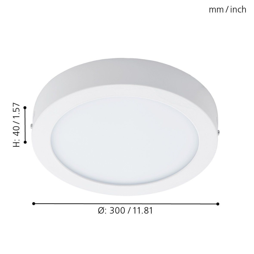 Eglo 96168 - LED Takbelysning FUEVA 1 LED/22W/230V