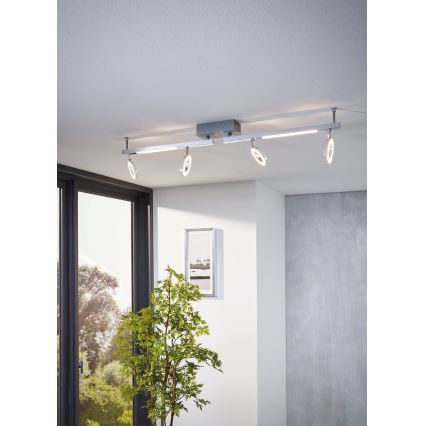 Eglo 96182 - Spotlight BilDILLIO 1 4xLED/3,2W + 2xLED/3,3/230V