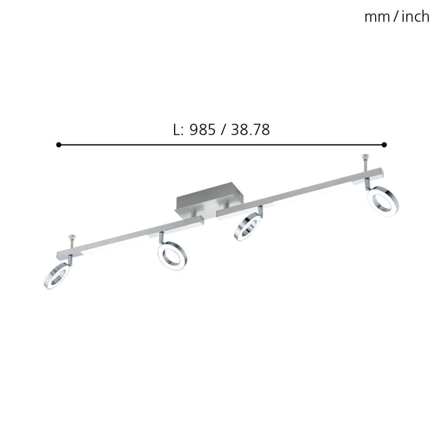 Eglo 96182 - Spotlight BilDILLIO 1 4xLED/3,2W + 2xLED/3,3/230V