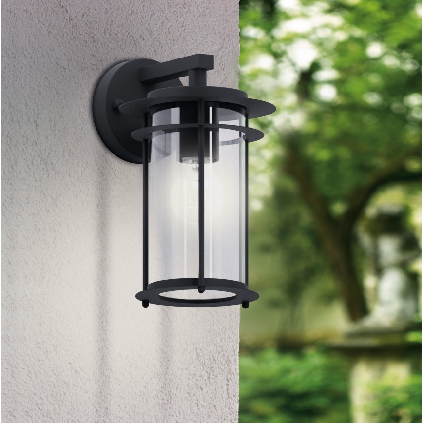 Eglo 96239 - Utomhus Väggbelysning VALDEO 1xE27/60W