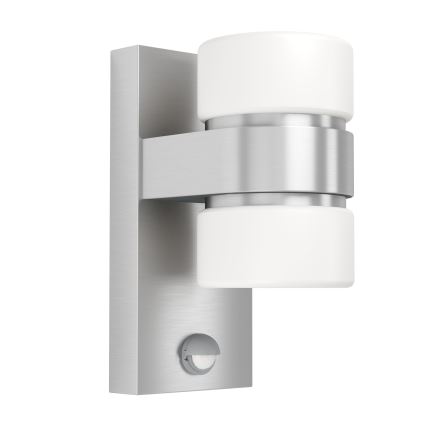Eglo 96277 - Utomhus LED Väggbelysning med sensor ATOLLARI 2xLED/6W