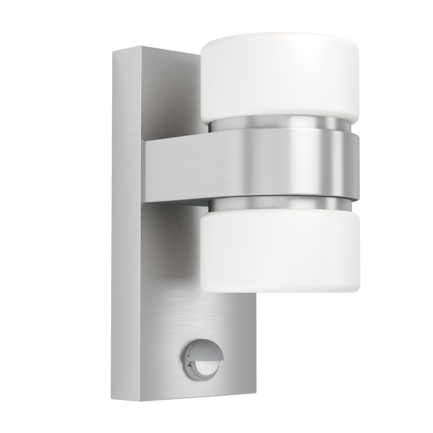 Eglo 96277 - Utomhus LED Väggbelysning med sensor ATOLLARI 2xLED/6W