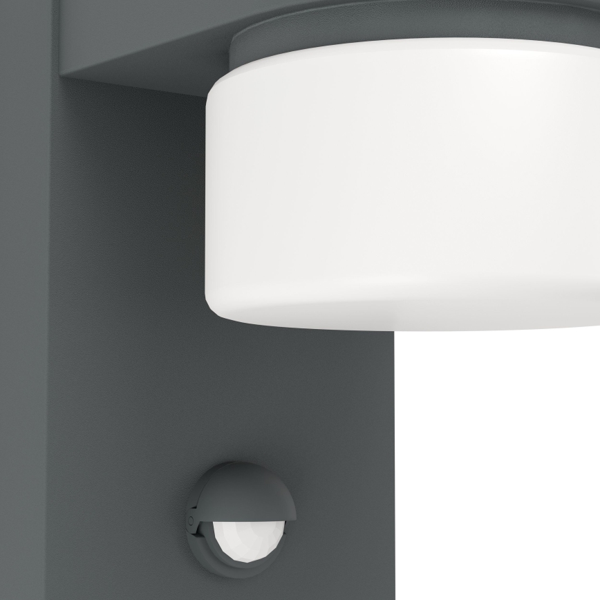 Eglo 96277 - Utomhus LED Väggbelysning med sensor ATOLLARI 2xLED/6W