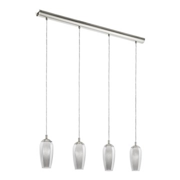 Eglo 96344 - LED Ljuskrona med snöre FARSALA 4xG9/2.5W/230V