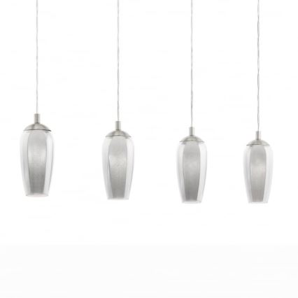 Eglo 96344 - LED Ljuskrona med snöre FARSALA 4xG9/2.5W/230V