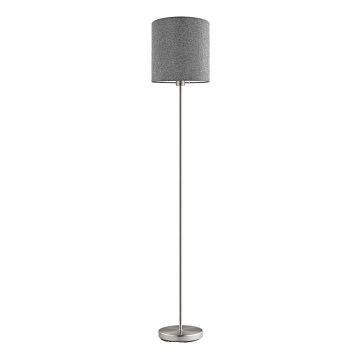 Eglo 96377 - Golvlampa PASTERI 1xE27/60W/230V grå