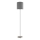 Eglo 96377 - Golvlampa PASTERI 1xE27/60W/230V grå