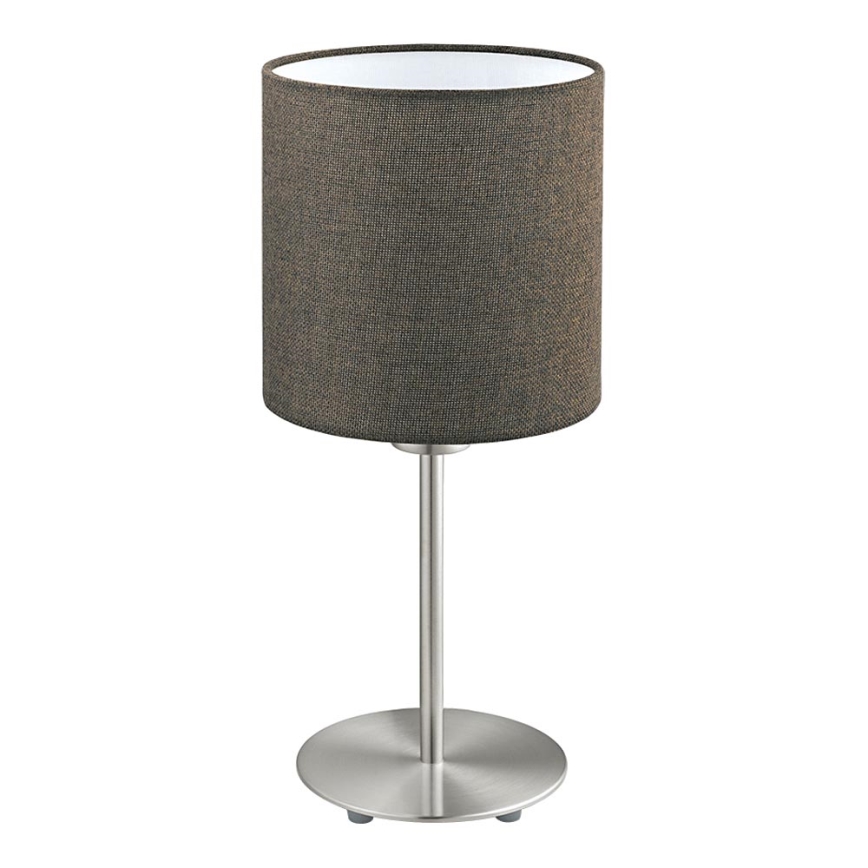 Eglo 96388 - Bordslampa PASTERI 1xE27/60W/230V brun