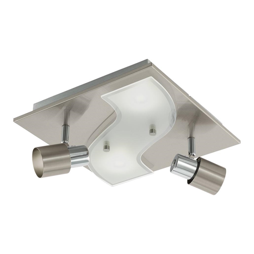 Eglo 96398 - LED Takbelysning DIRUS 2xGU10/3,3W+2xLED/3,3W