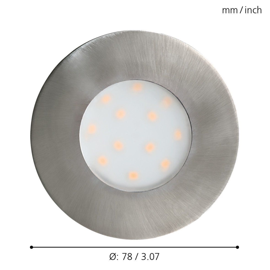 Eglo - LED infälld lampa för utomhusbruk LED/4,9W IP44