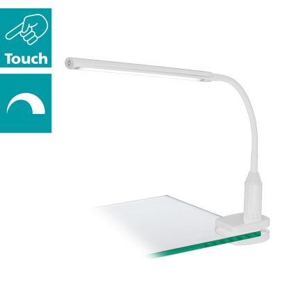 Eglo 96434 - Dimbar LED-lampa med klämma LAROA LED/4,5W/230V