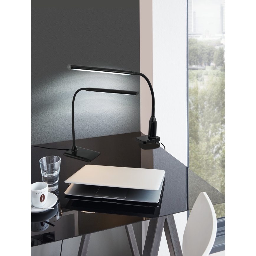 Eglo 96437 - Dimbar LED-lampa med klämma LAROA LED/4,5W/230V