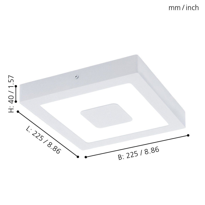 Eglo 96488 - LED Badrumsbelysning tak IPHIAS LED/16.5W/230V