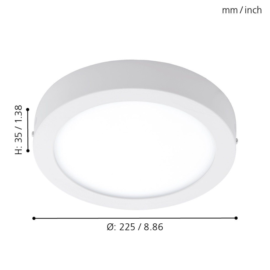 Eglo 96491 - Utomhus LED Takbelysning ARGOLIS LED/16,5W/230V
