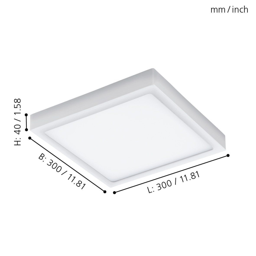 Eglo 96494 - LED utomhus Takbelysning ARGOLIS LED/22W